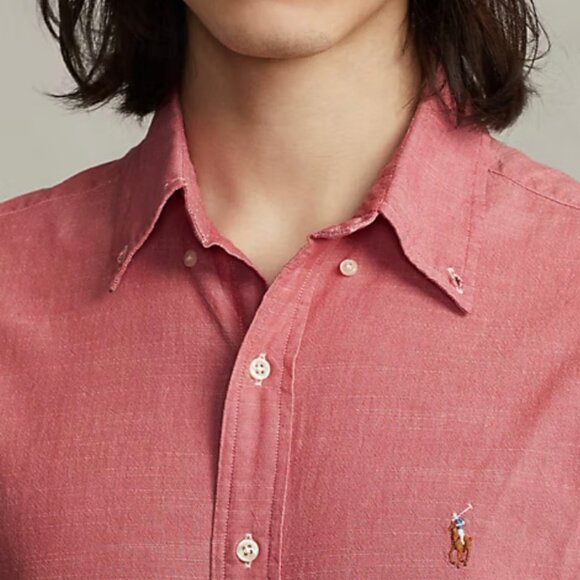Ralph Lauren Chambray Shirt M + NWT RL Traveler Shorts + Vintage Louis Vuitton - Picture 8 of 10